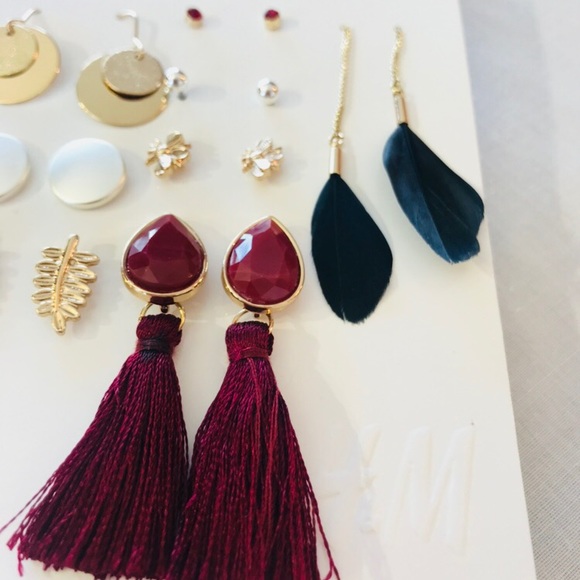 H&M Jewelry - H&M 8 earring set!